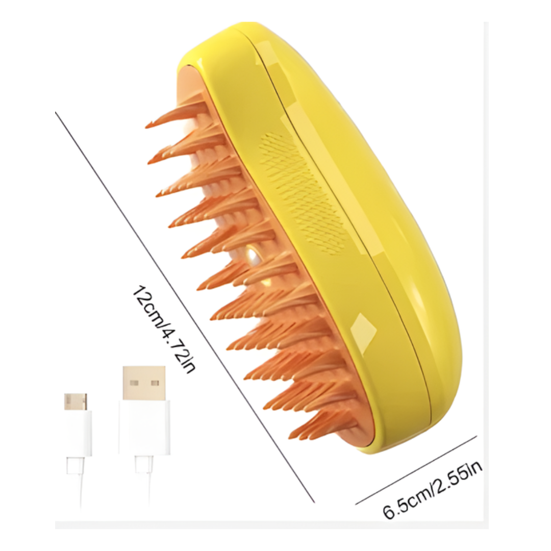 Cepillo a vapor para mascotas