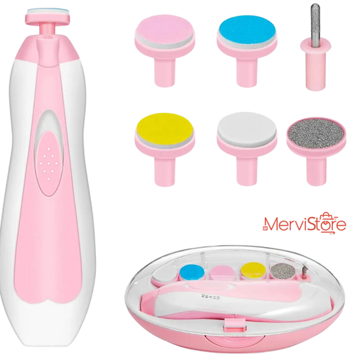 Kit cortauñas para bebé manicure Pulidor uñas rosado